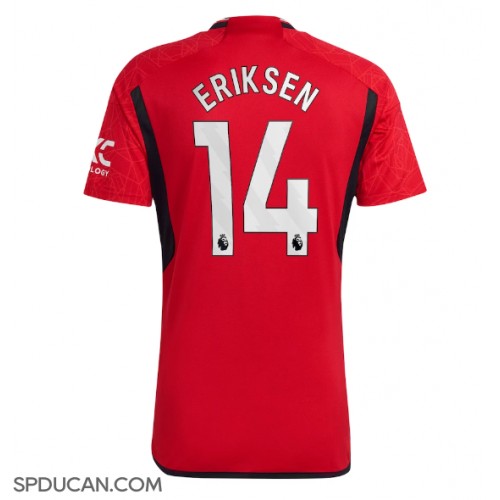 Muški Nogometni Dres Manchester United Christian Eriksen #14 Domaci 2023-24 Kratak Rukav